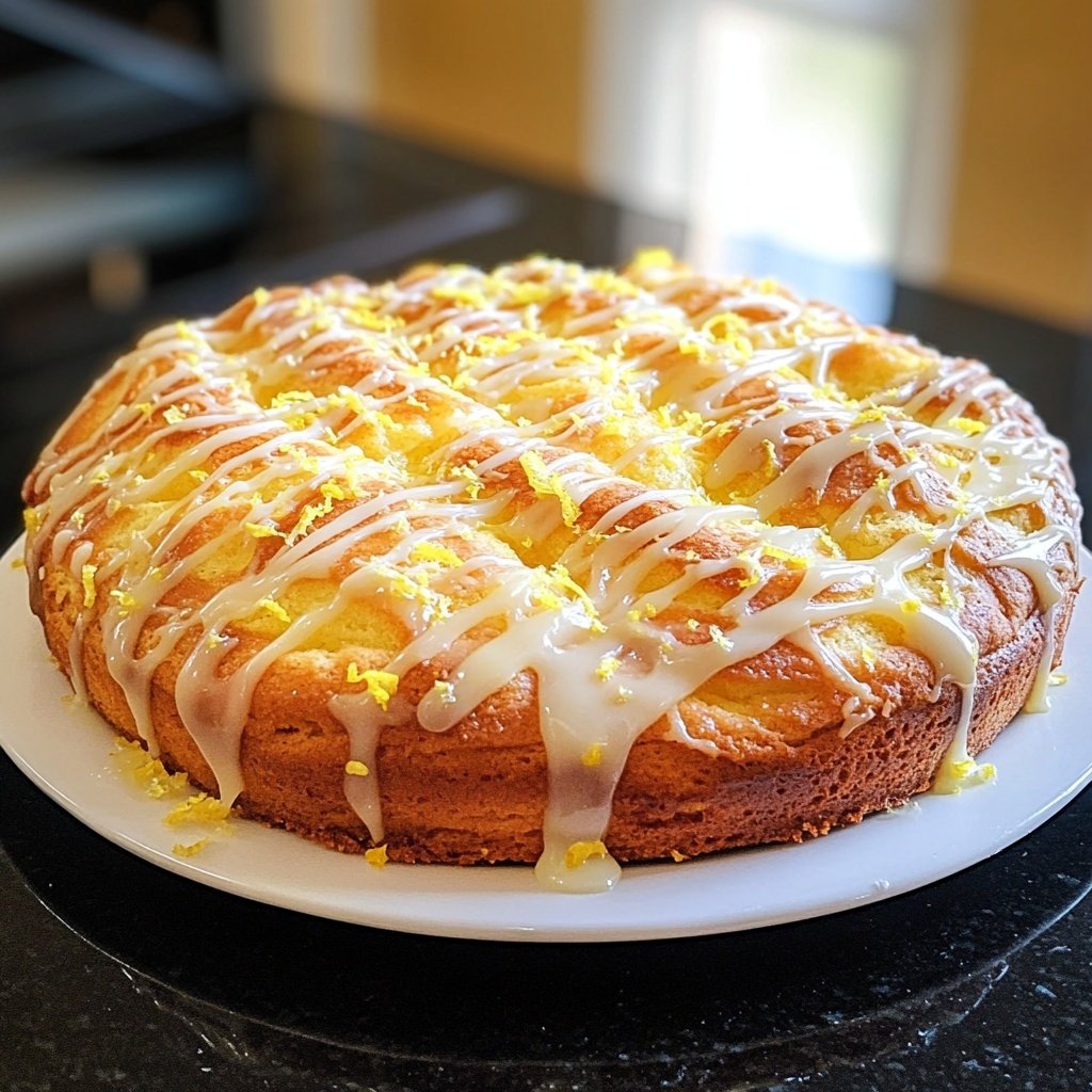 Zitronenkuchen Low Carb