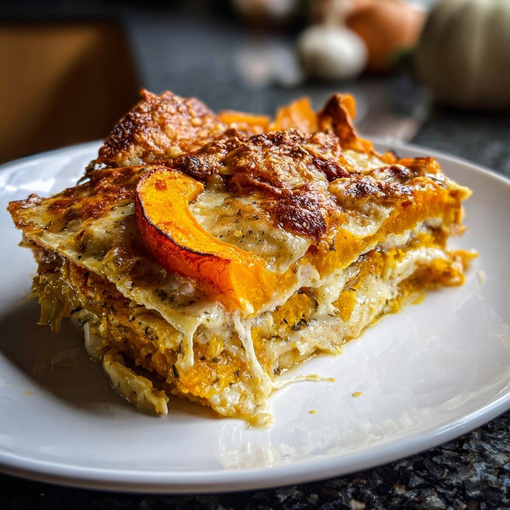 Lasagne mit Kürbis