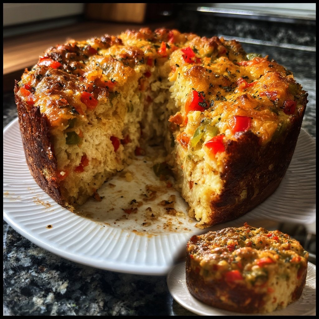 Abendessen mit Gemüseauflauf