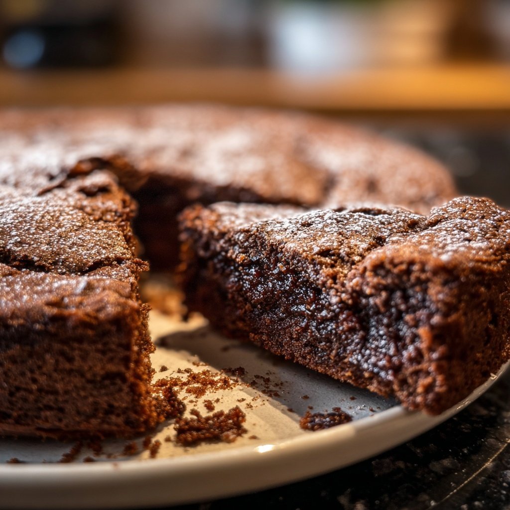 Gesunder Schokoladenkuchen ohne Zucker
