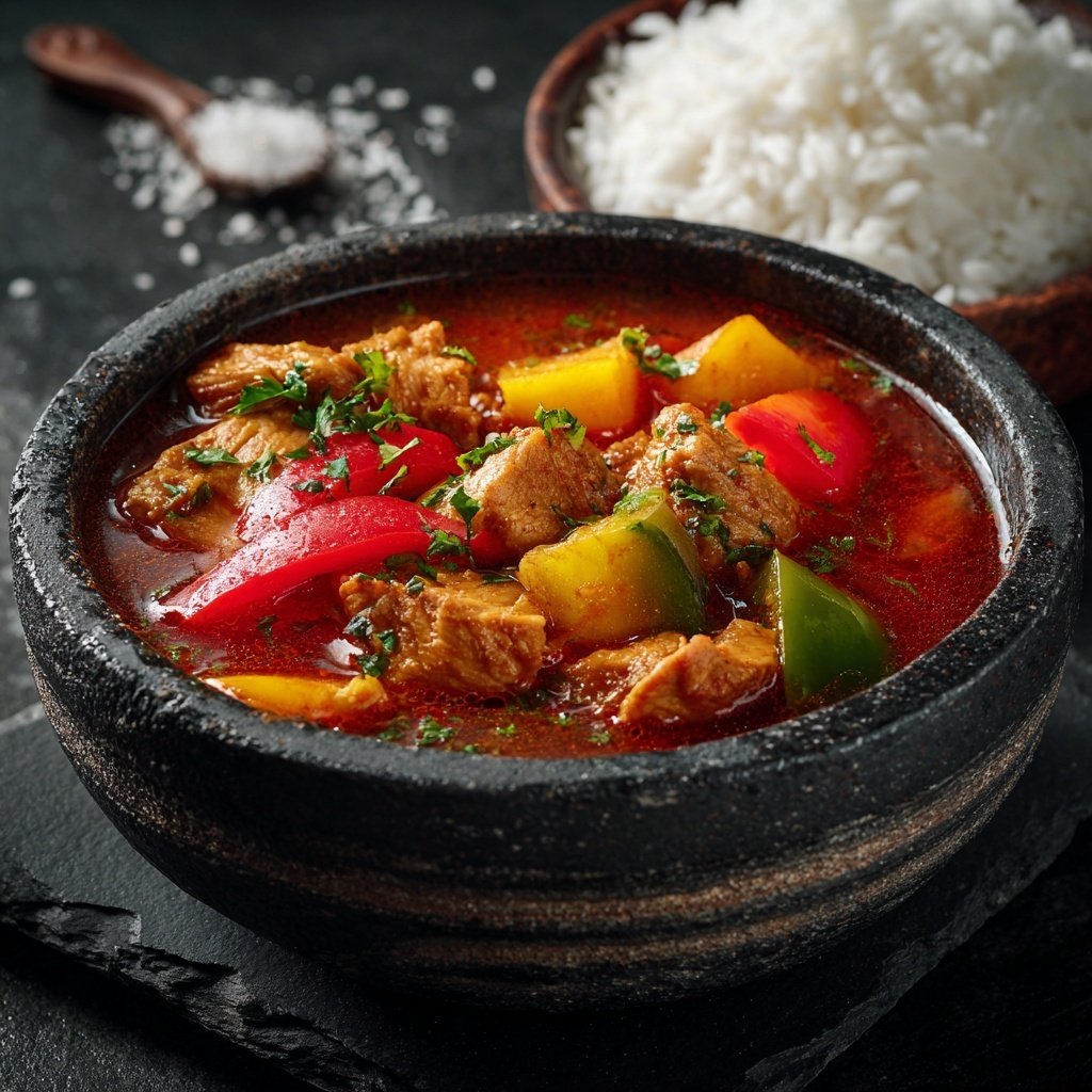 Kalorienarmes Putencurry Mit Gemüse