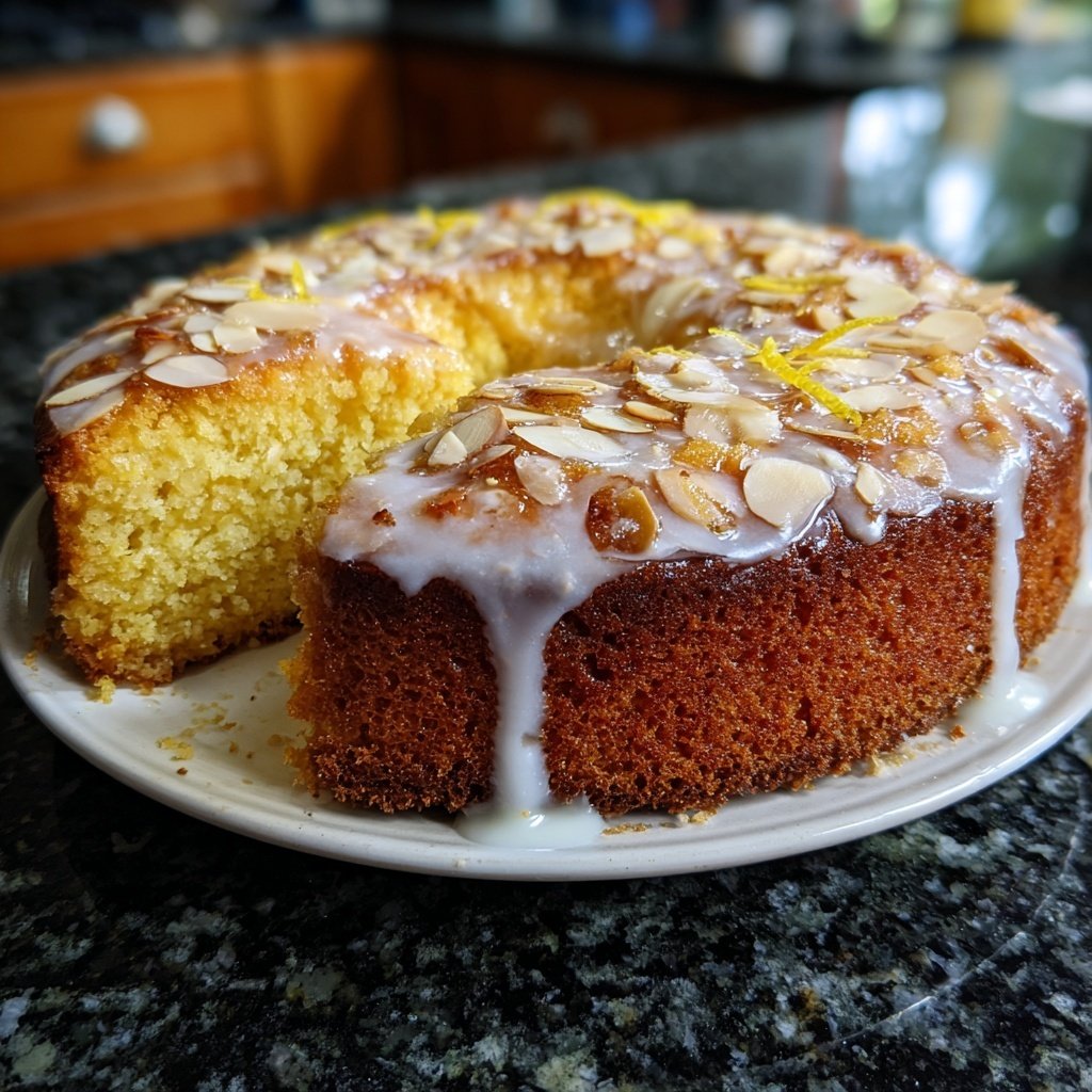 Zitronenkuchen mit Mandelmehl