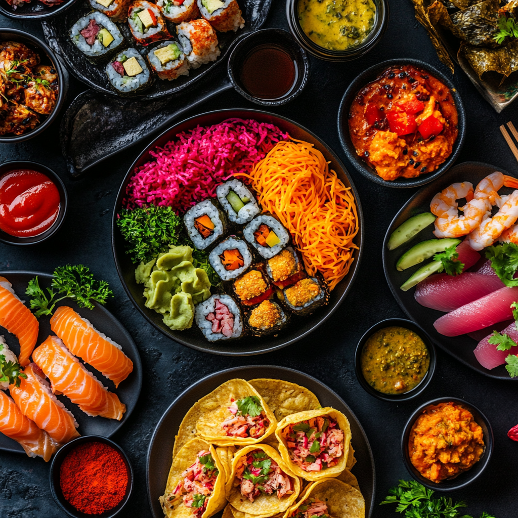 Kulturelle internationale Küche-Favoriten