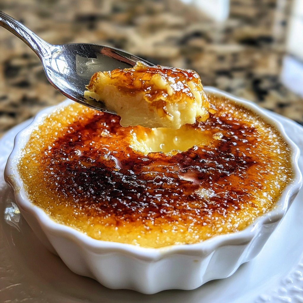 Crème Brûlée mit Rosenaroma