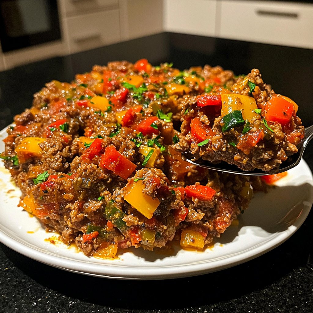 Hackfleisch Pfanne asiatisch